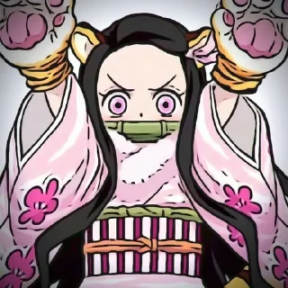🎋 emoji Незуко-чаан! by @mika_of_beer Telegram sticker 3 of 85
