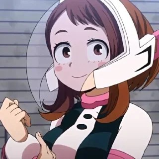 🌟 emoji Урарака Очако Telegram sticker 8 of 25