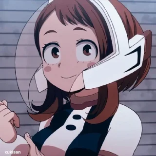 🌟 emoji Урарака Очако Telegram sticker 18 of 25
