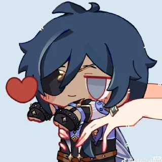 ❤️‍🔥 emoji Genchin impact✨🍌 Telegram sticker 18 of 29