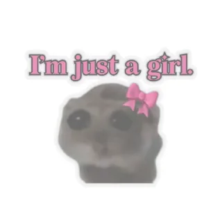 Sticker from стикерочки for tru girls