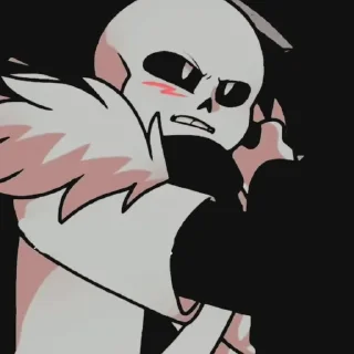 🤍 emoji 𝙆𝙧𝙤𝙨𝙨 𝙎𝙖𝙣𝙨 𝙗𝙮 : @stickers_undertale Telegram sticker 12 of 19
