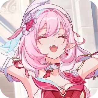 🩷 emoji pink hoyo girls ᡣ𐭩 Telegram sticker 19 of 120