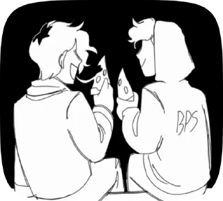 📻 emoji LONG TIME FRIENDS [@HE_O6R3AH] Telegram sticker 3 of 50