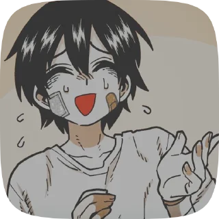 😅 emoji Суицидальный мальчик. Telegram sticker 12 of 12
