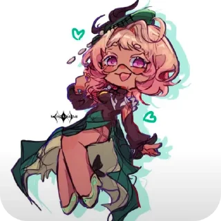 🌿 emoji Эмилия Telegram sticker 22 of 29