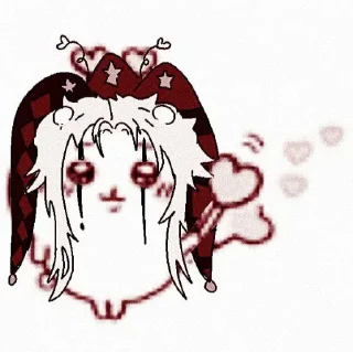 ☺️ emoji ꕮ៹ pierrot 🎐 @hekanai Telegram sticker 7 of 45