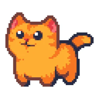 😊 emoji thepixelcats (by @thepixelphoenix) Telegram sticker 1 of 17