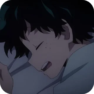 😪 emoji Всё про Деку- минус : @DEKU_KUU Telegram sticker 9 of 15