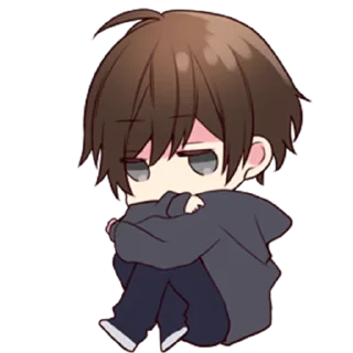 😔 emoji Менхера-кун @nyasticks Telegram sticker 15 of 26