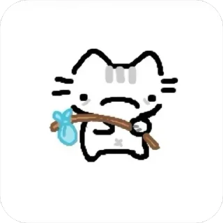 😖 emoji Котёнок Telegram sticker 22 of 44