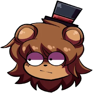 😐 emoji Freddy Fnia Telegram sticker 10 of 10