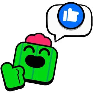 👍 emoji спайк Telegram sticker 10 of 21