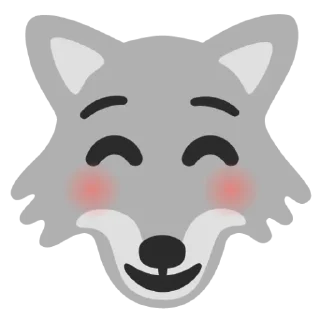 ☺️ emoji Awoo-ing around 1 Telegram sticker 9 of 118