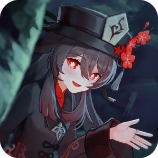 🌟 emoji хутао -> @animebotsa Telegram sticker 20 of 27