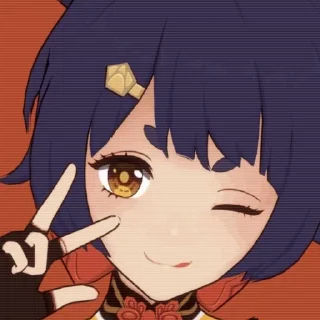 🔥 emoji `Сян Лин | @genshinbyevico Telegram sticker 21 of 22