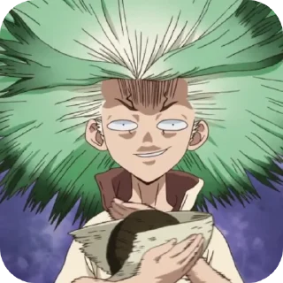 📖 emoji Dr.Stone Telegram sticker 13 of 17