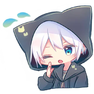 😉 emoji Котик Паркер 2 @nyasticks Telegram sticker 4 of 17