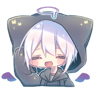 😅 emoji Котик Паркер 3 @Nyasticks Telegram sticker 6 of 17