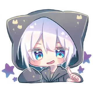 🫵 emoji Котик Паркер 3 @Nyasticks Telegram sticker 8 of 17