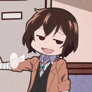 🌟 emoji Дазай чиби Telegram sticker 8 of 87