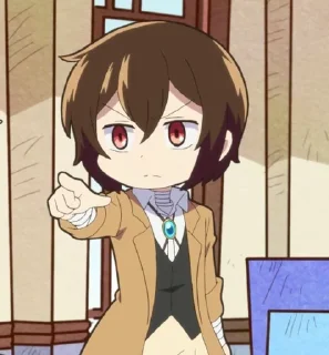 🌟 emoji Дазай чиби Telegram sticker 23 of 87