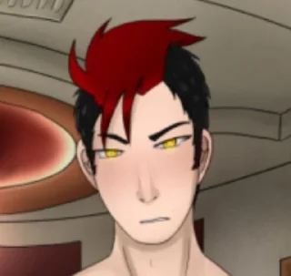 🥩 emoji Каин яйцеголовый (Cain❤️🖤) Telegram sticker 5 of 14