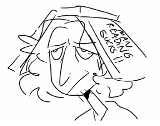 😔 emoji Martin walls Telegram sticker 9 of 40
