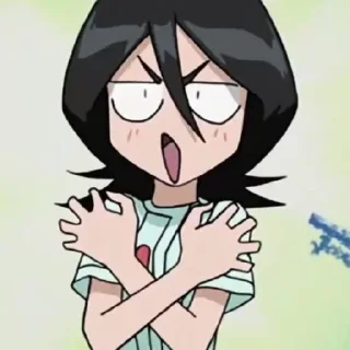 😸 emoji Блич Рукия Кучики Telegram sticker 12 of 15