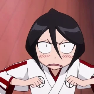 💗 emoji Блич Рукия Кучики Telegram sticker 15 of 15