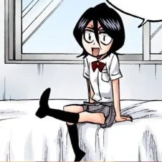🌑 emoji Рукия Кучики Telegram sticker 7 of 32