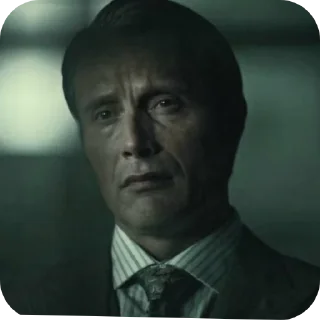 👍 emoji Hannibal Lecter | Hannibal series @MacraniFilms Telegram sticker 5 of 41
