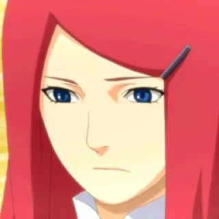 😔 emoji Кушина-чан Telegram sticker 19 of 34