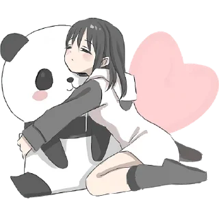 🥰 emoji Худи-панда @Nyasticks Telegram sticker 15 of 34