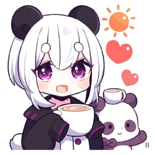 ☀ emoji Панда-тян 2 @nyasticks Telegram sticker 24 of 41