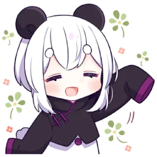 👍 emoji Панда-тян 2 @nyasticks Telegram sticker 19 of 41
