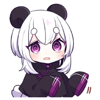 😔 emoji Панда-тян 2 @nyasticks Telegram sticker 11 of 41