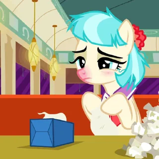 🤧 emoji Coco Pommel | @MLP_AnimatedStickers Telegram sticker 11 of 17