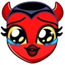 Sticker from D3v1l3ss 3m0j1 :: @cucumberdaw
