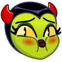 🤢 emoji D3v1l3ss 3m0j1 :: @cucumberdaw Telegram sticker 24 of 50