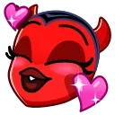 🥰 emoji D3v1l3ss 3m0j1 :: @cucumberdaw Telegram sticker 5 of 50