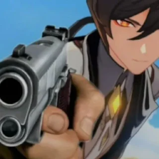 🔫 emoji Чжун ли Telegram sticker 21 of 60