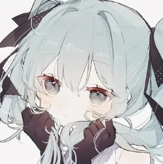 🌟 emoji Мику Telegram sticker 18 of 69