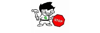 Sticker from some 8ullshit!!! by @hrynya