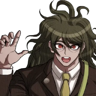 🙋 emoji / Danganronpa V3 pack by @wanna_s_l_e_e_p / Telegram sticker 10 of 120