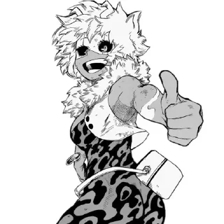 👍 emoji Мина Ашидо🌺 Telegram sticker 19 of 27