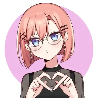 😘 emoji Касуми Telegram sticker 9 of 15