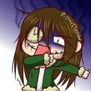 😨 emoji creepypasta Telegram sticker 18 of 34