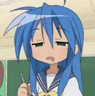 💤 emoji Konata izumi @kiwiys Telegram sticker 17 of 120