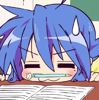 💤 emoji Konata izumi @kiwiys Telegram sticker 21 of 120